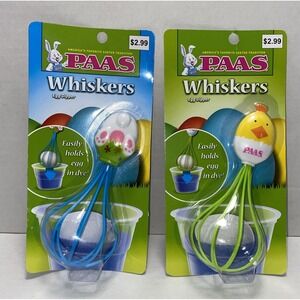 Pass Easter  Whiskers Bunny & Chick Egg Dipper Easily Dye Eggs W/Less Mess NWT-2